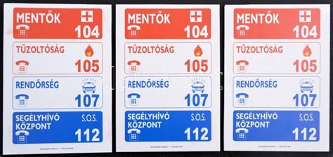 Elveszett vagy ellopott iratokat jelző piktogram, segélyhívó számmal