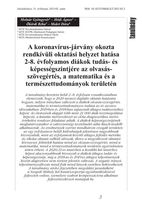 A koronavírus járvány hatása a bölcsődei ellátásra