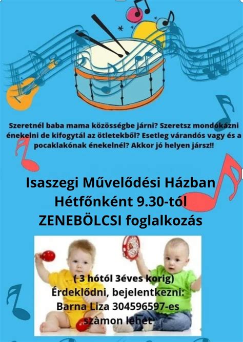 Zenebölcsi foglalkozás
