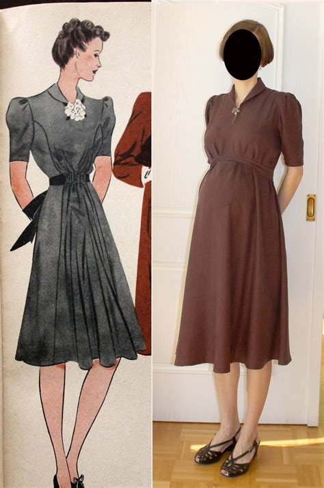 vintage maternity patterns 1930s 1940s