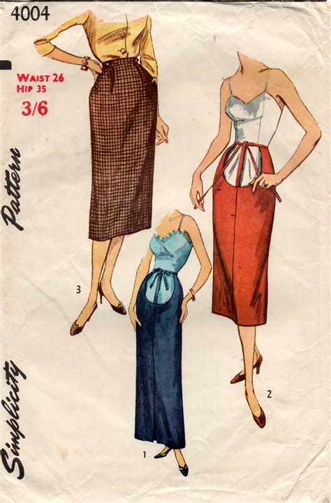 vintage maternity skirt pattern construction