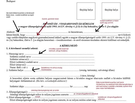 Névváltoztatási kérelem benyújtásának folyamatábrája