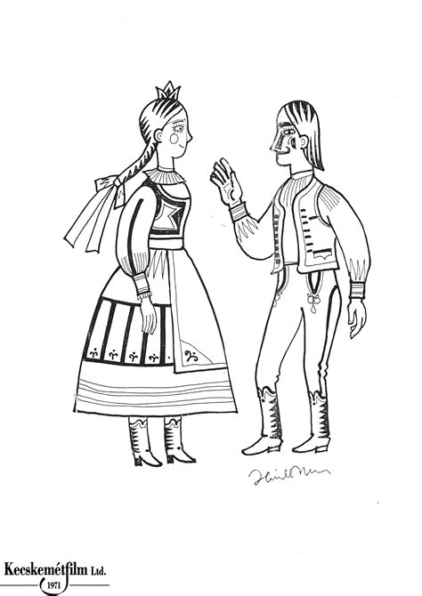 Rajzok fiúk és lányok népi játékairól