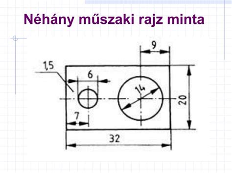 Műszaki rajz példa