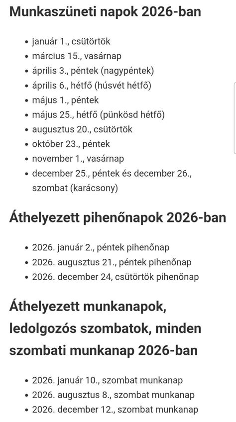 Munkaszüneti napok és szabadságok ütemezése pedagógusoknak
