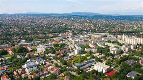 Érd város térképe, jelölve a tudományos kutatások helyszíneivel