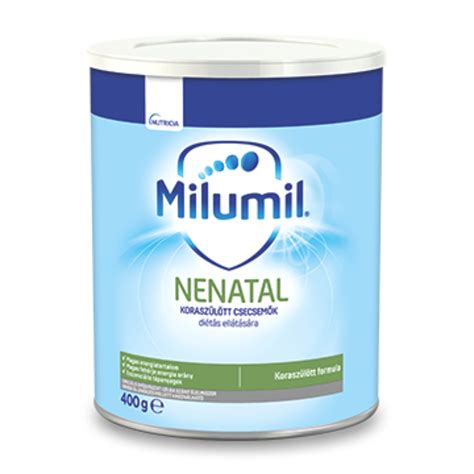 Infografika a Milumil Nenatal főbb összetevőiről
