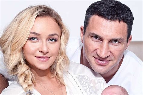 Hayden Panettiere és Vlagyimir Klicsko kislányukkal, Kayával