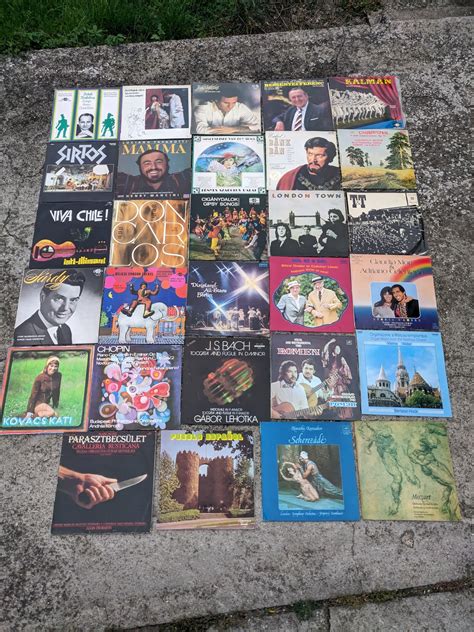 Vintage bakelitlemezek gyűjteménye