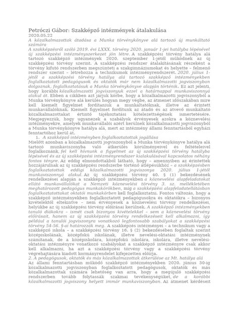 Petróczi Gábor előadást tart