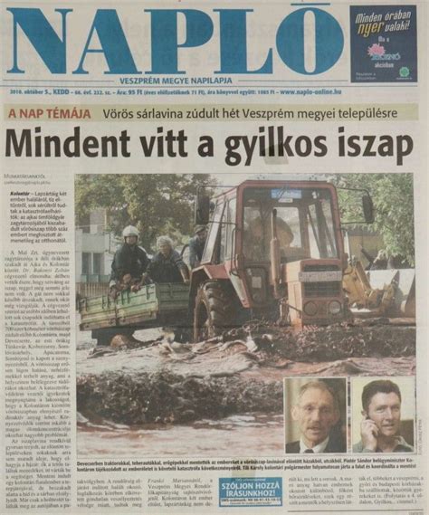 A Budapesti Napló egy korabeli száma