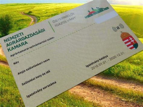 Mezőgazdasági őstermelői igazolvány