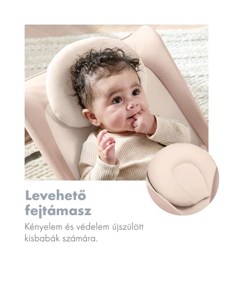Tempo pihenőszék használat közben, újszülöttel