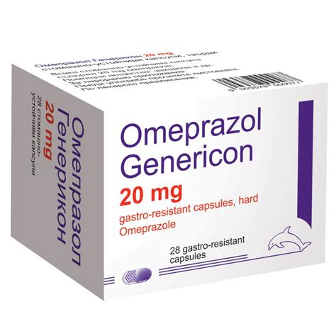 Az omeprazol hatásmechanizmusát bemutató infografika