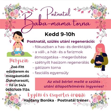 szülés utáni fizikai jelek