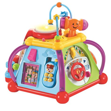 Mappy Toys Foglalkoztató Házikó Forma Babajáték Fénnyel és Hanggal - Áttekintő kép