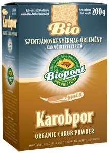 Karobpor, mint kakaó alternatíva