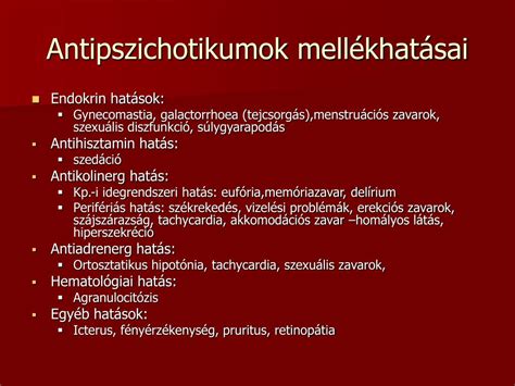 A neuroleptikus malignus szindróma tünetei