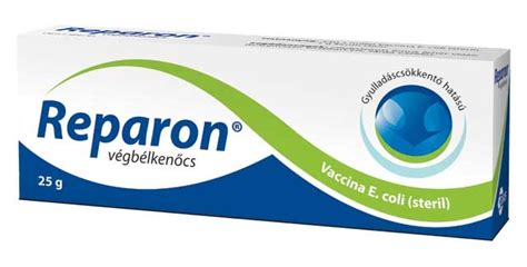 Reparon kenőcs csomagolása és applikátora