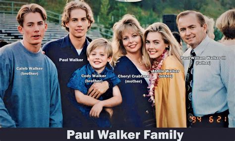 Paul Walker gyermekkorában