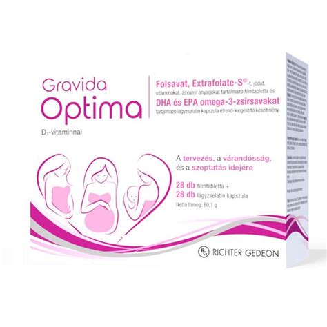 Gravida Optima tabletta és kapszula készítmény