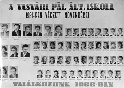 A Vasvári Pál Általános Iskola régi fényképe diákokkal