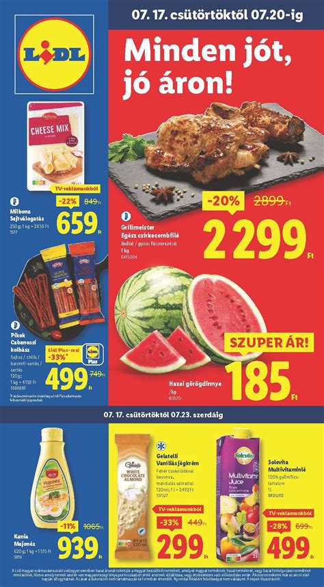 Lidl Nonfood akciós újság borítója