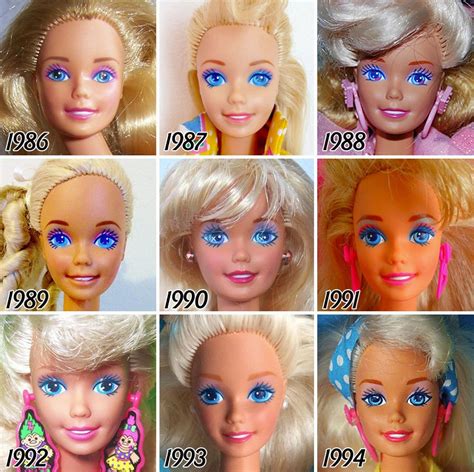 Barbie baba evolúciója