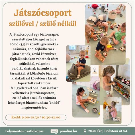 Játszócsoportban játszó gyermekek szüleikkel