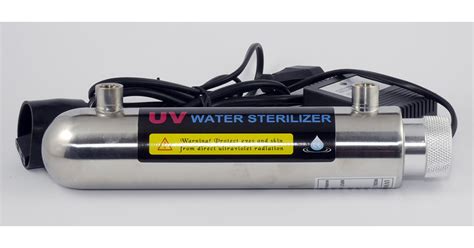 UV víztisztító rendszer felépítése