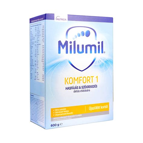 Milumil Komfort 1 csomagolása