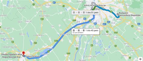 Útvonalterv Budapestről Domonyba