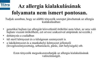Az allergia öröklődési esélyei szülői hajlam esetén
