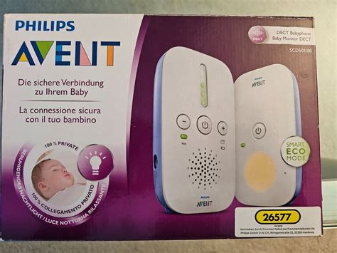 Philips Avent SCD501/00 babaőrző főbb jellemzői