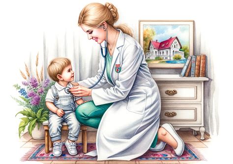 Gyermekorvos vizsgálja a babát