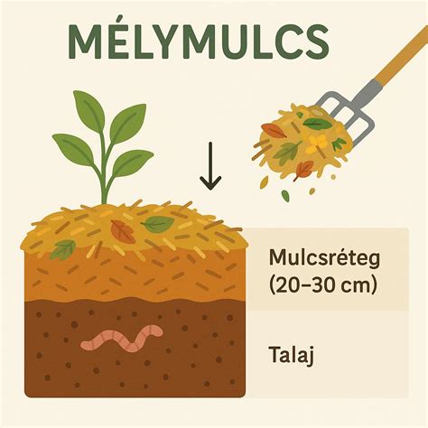 Kertész humusz trágyát szór a talajra
