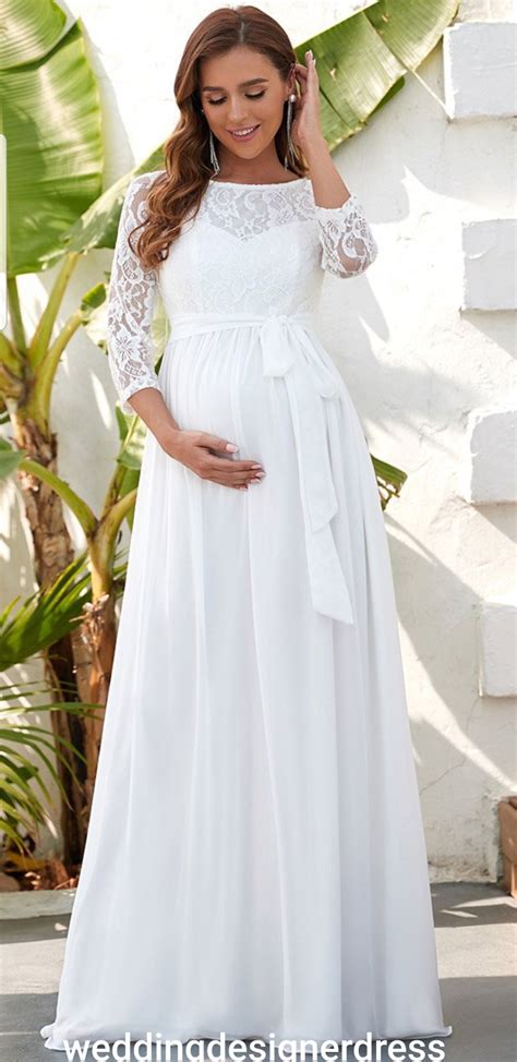 Boho stílusú kismama esküvői ruha