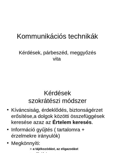 Hatékony kommunikációs technikák gyermekekkel