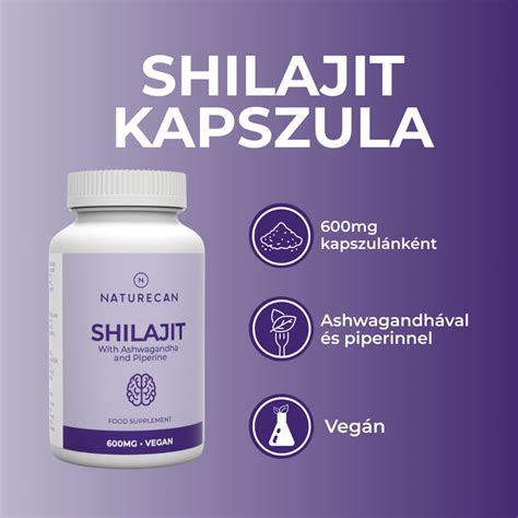 Különböző Shilajit termékek: gyanta, por, kapszula