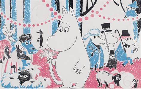 Tove Jansson illusztrációi a Mumin-völgyből