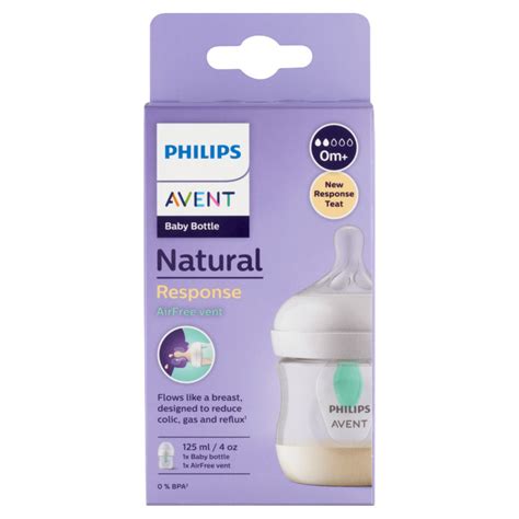 Philips Avent Natural Response 125 ml cumisüveg és etetőcumi