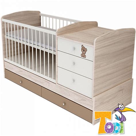 Poppi Kombi babaágy mintás kivitelben