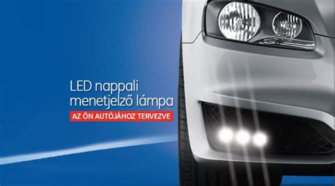 Nappali menetjelző lámpa működés közben