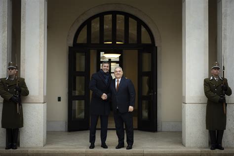 Ven Csia-pao és Orbán Viktor találkozója