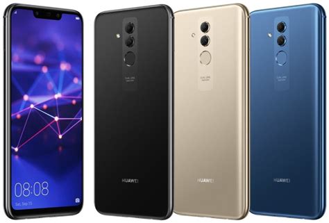 Huawei Mate 20 Lite színek és dizájn