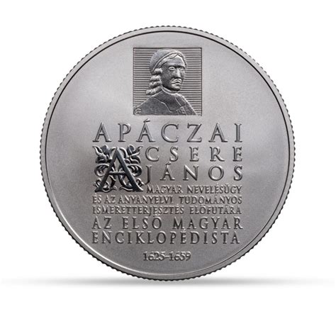 Az Apáczai Csere János-díj éremének előlapja
