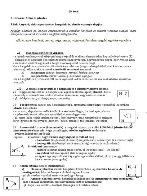 szavak etimológiai kapcsolata
