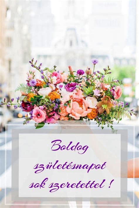 Születésnapi képeslap különböző típusú kívánságokkal