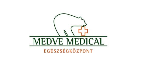 Medve Medical Egészségközpont logó és épület