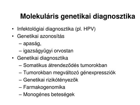 Genetikai diagnosztika az embrióknál